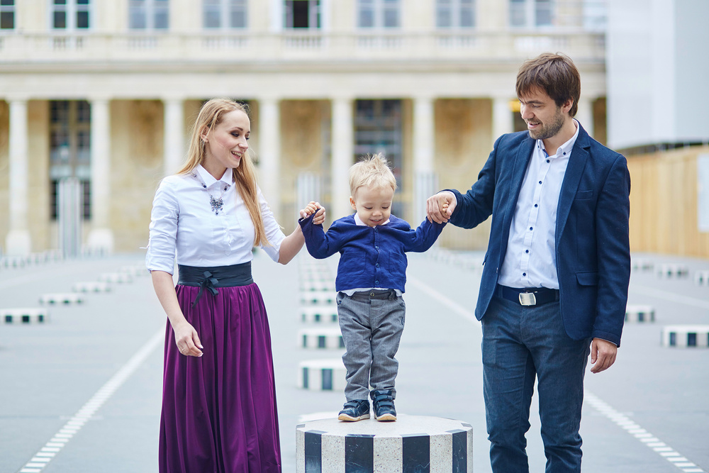 Yulia, Alexey and Artemy