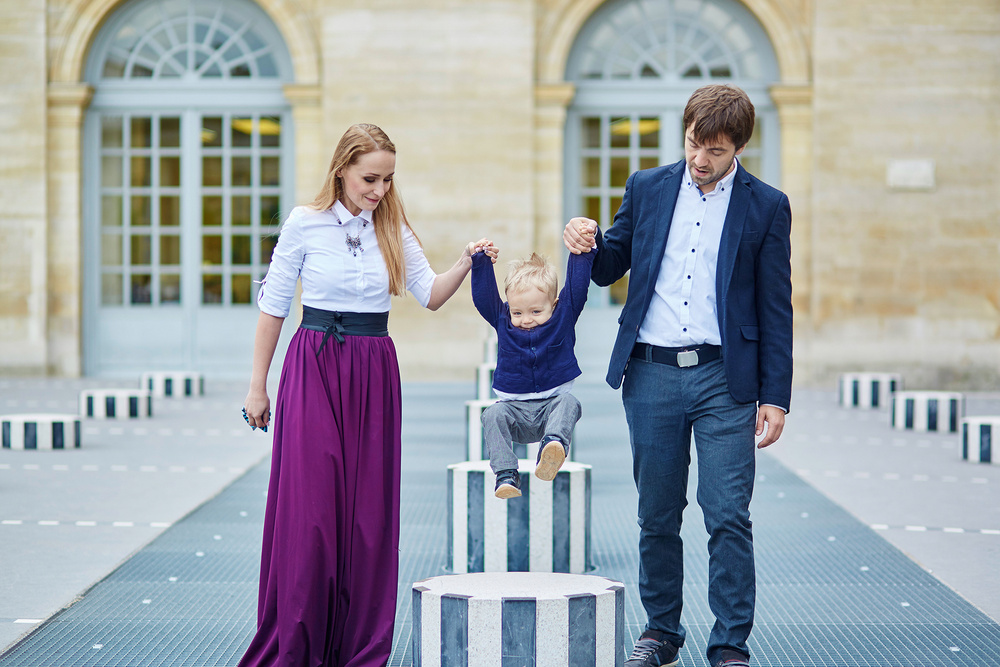Yulia, Alexey and Artemy
