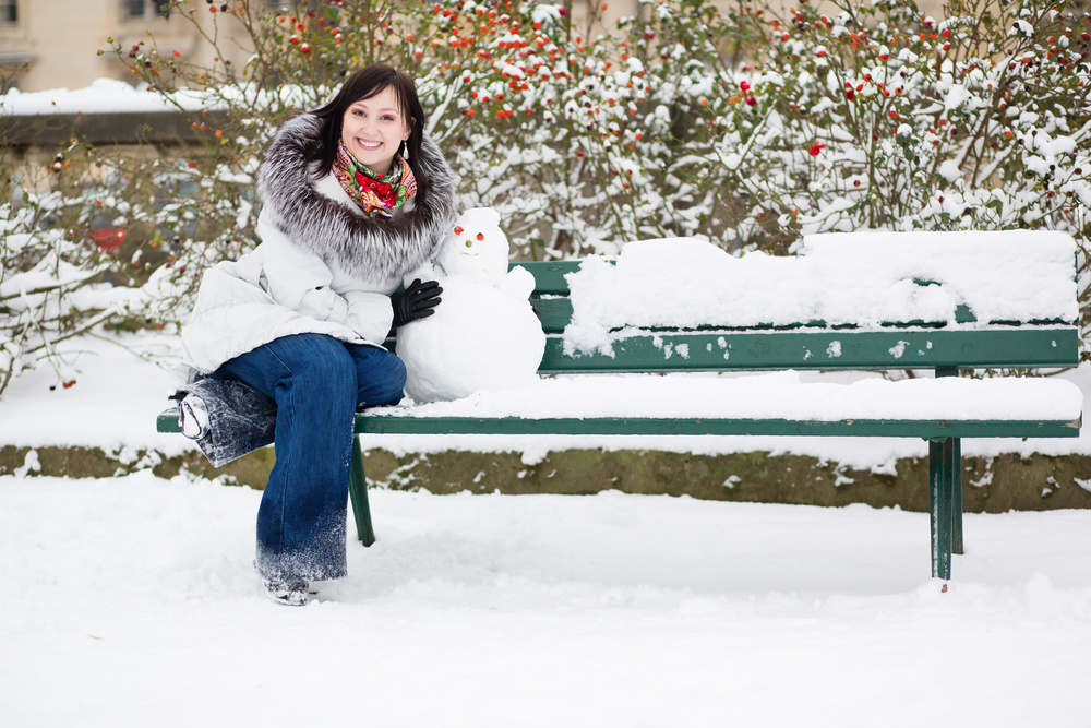 Snowy day in Paris