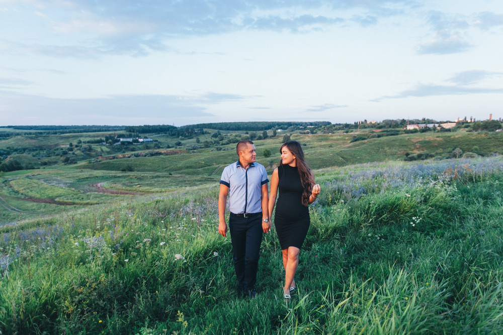 Kharkov, Ukraine | Sveta pregnant & Sergey
