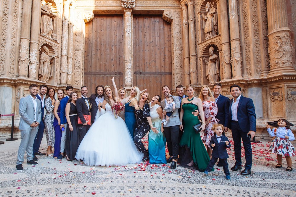 Luxury wedding in Catedral,Palma | Michelle & Leonardo