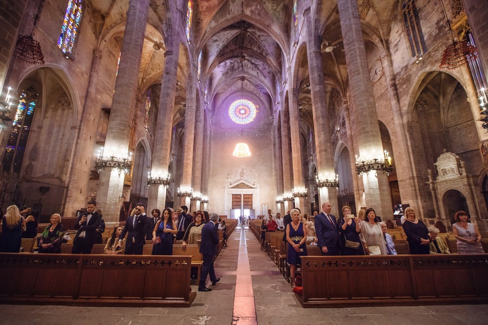 Luxury wedding in Catedral,Palma | Michelle & Leonardo