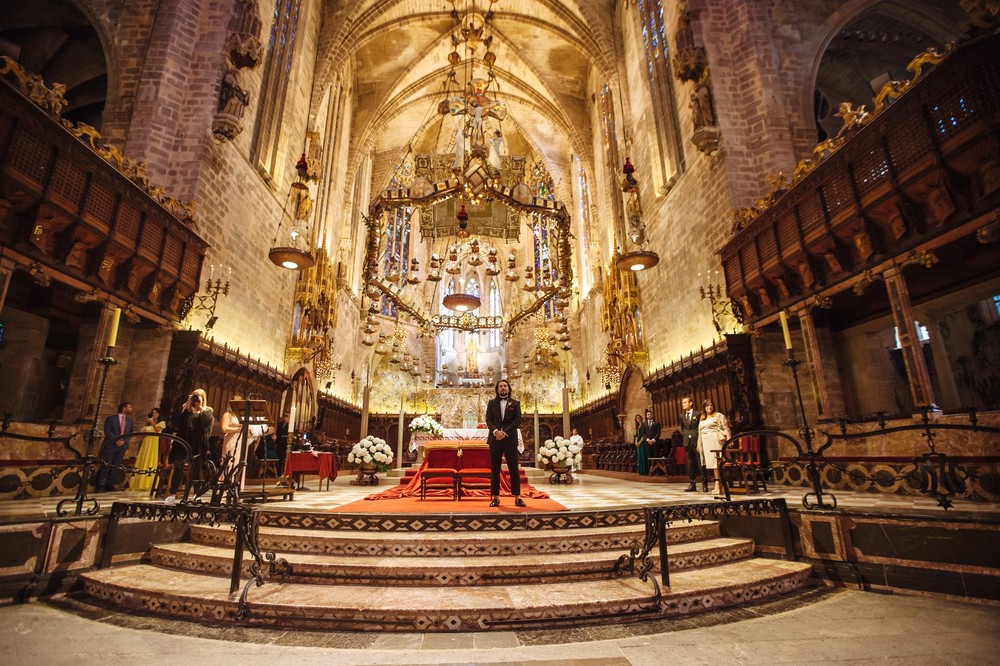 Luxury wedding in Catedral,Palma | Michelle & Leonardo