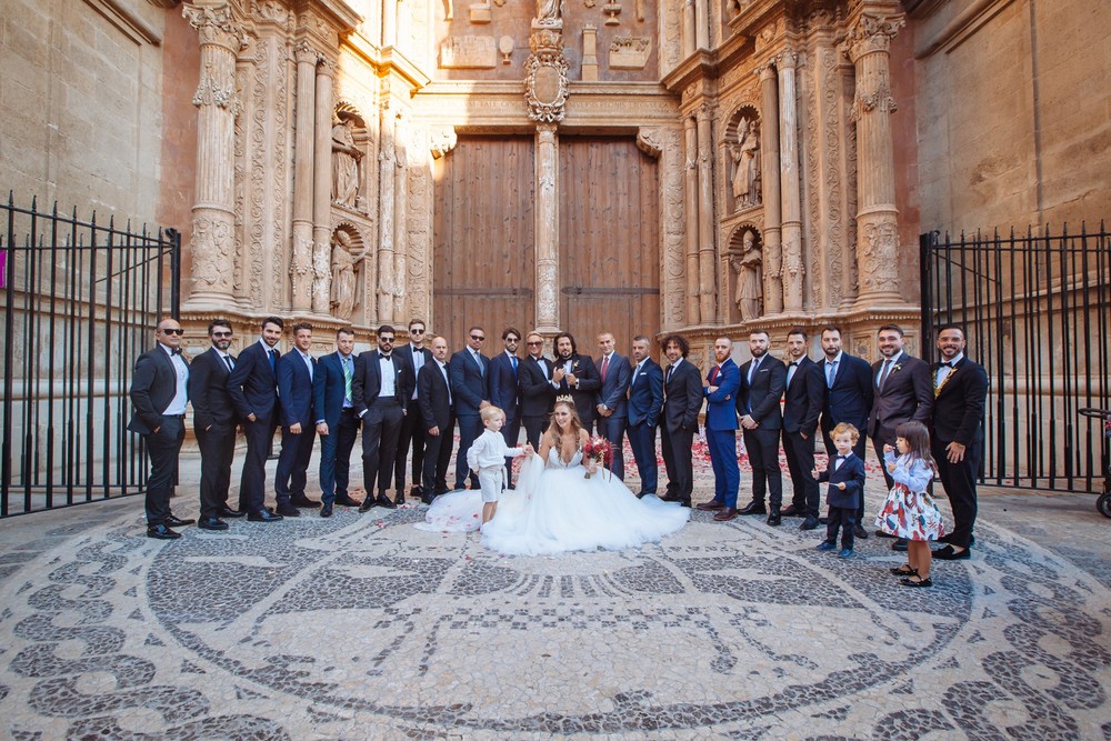 Luxury wedding in Catedral,Palma | Michelle & Leonardo