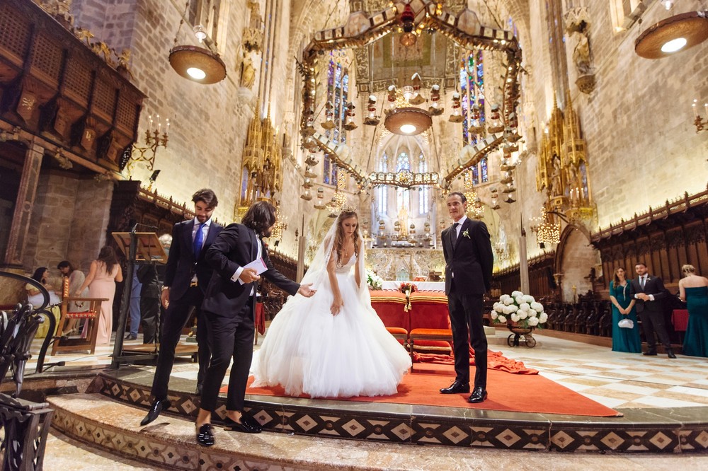 Luxury wedding in Catedral,Palma | Michelle & Leonardo
