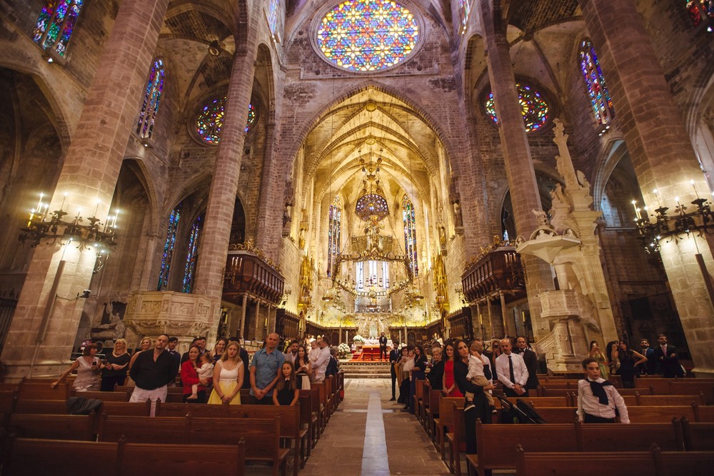 Luxury wedding in Catedral,Palma | Michelle & Leonardo