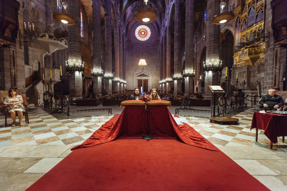 Luxury wedding in Catedral,Palma | Michelle & Leonardo