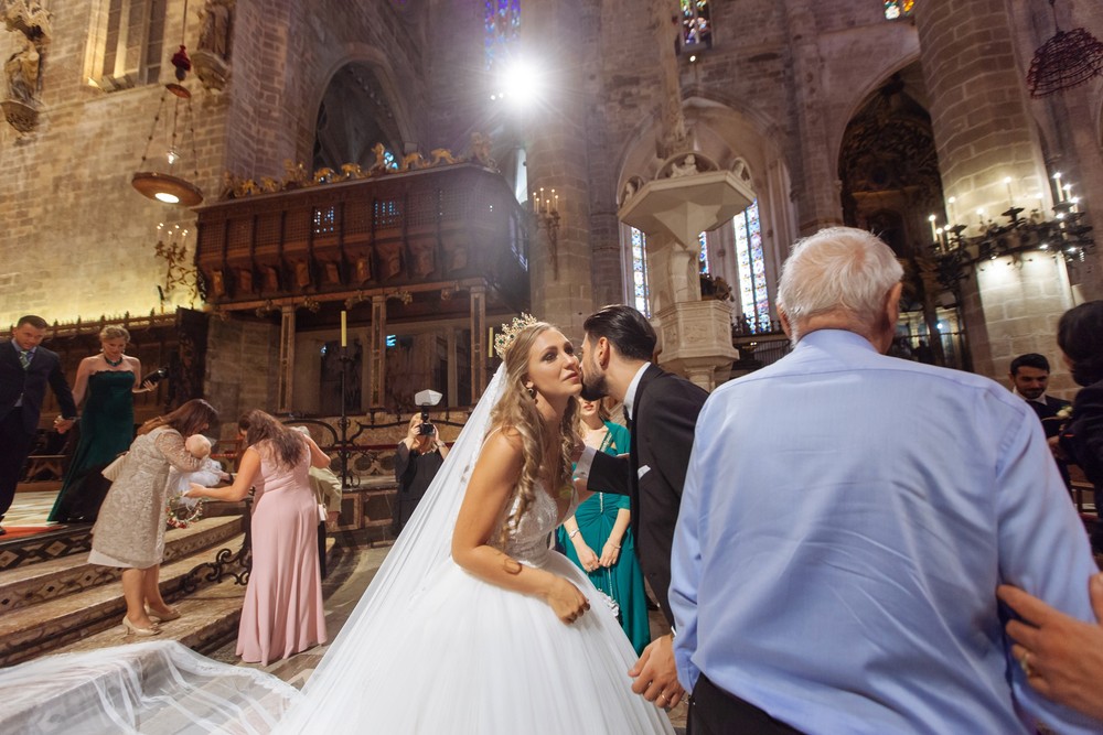 Luxury wedding in Catedral,Palma | Michelle & Leonardo