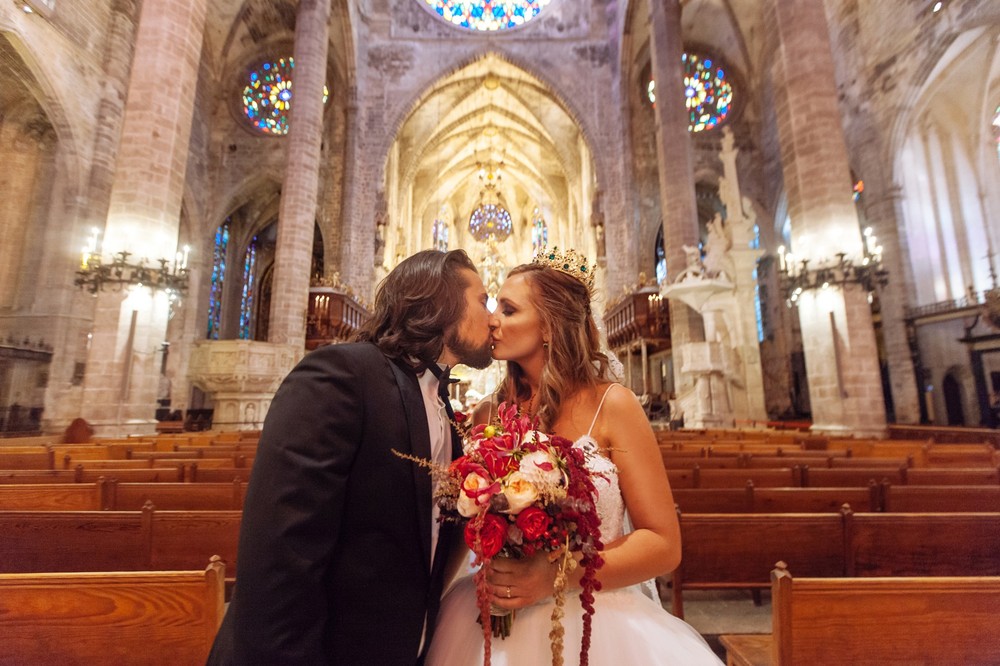Luxury wedding in Catedral,Palma | Michelle & Leonardo