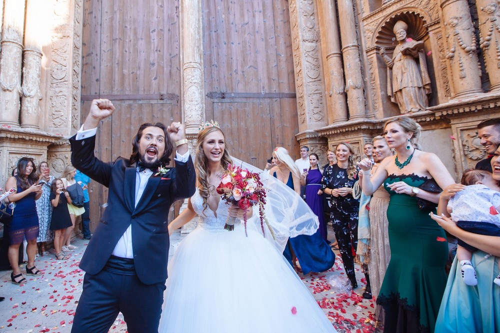 Luxury wedding in Catedral,Palma | Michelle & Leonardo