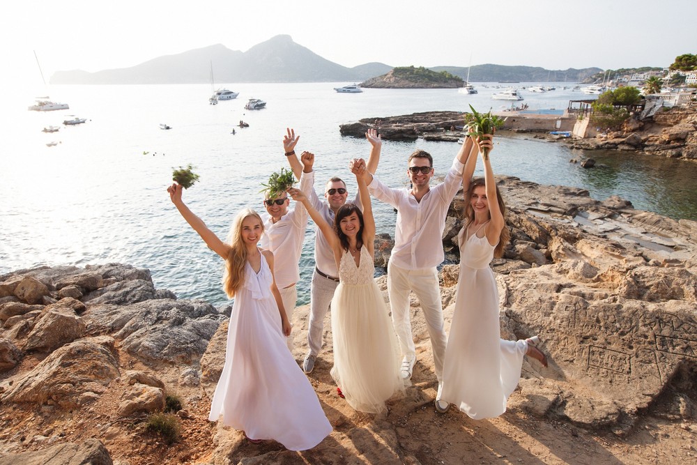 Sant Elm, Mallorca |Three couples and one ceremony