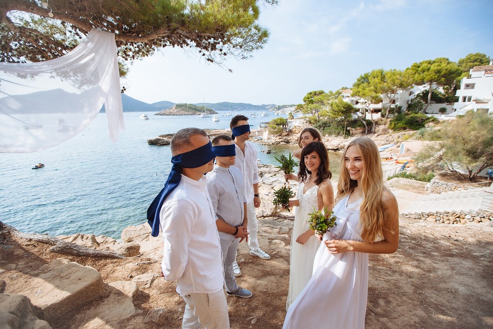 Sant Elm, Mallorca |Three couples and one ceremony
