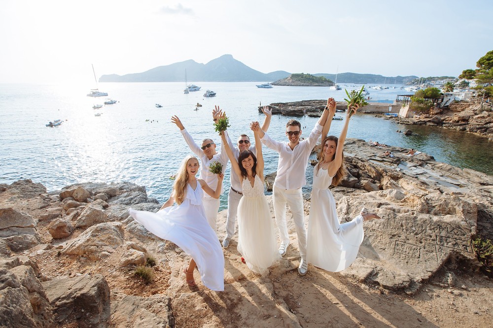 Sant Elm, Mallorca |Three couples and one ceremony