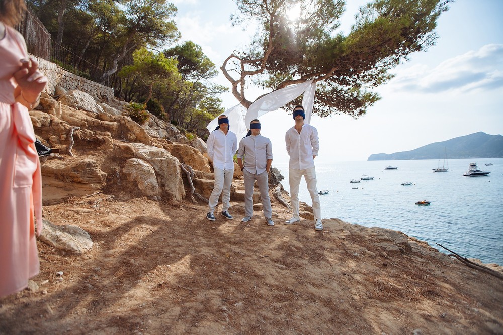 Sant Elm, Mallorca |Three couples and one ceremony