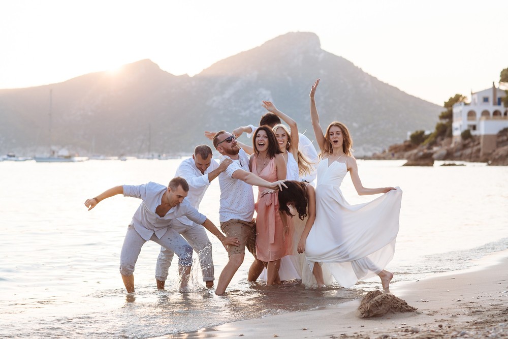 Sant Elm, Mallorca |Three couples and one ceremony