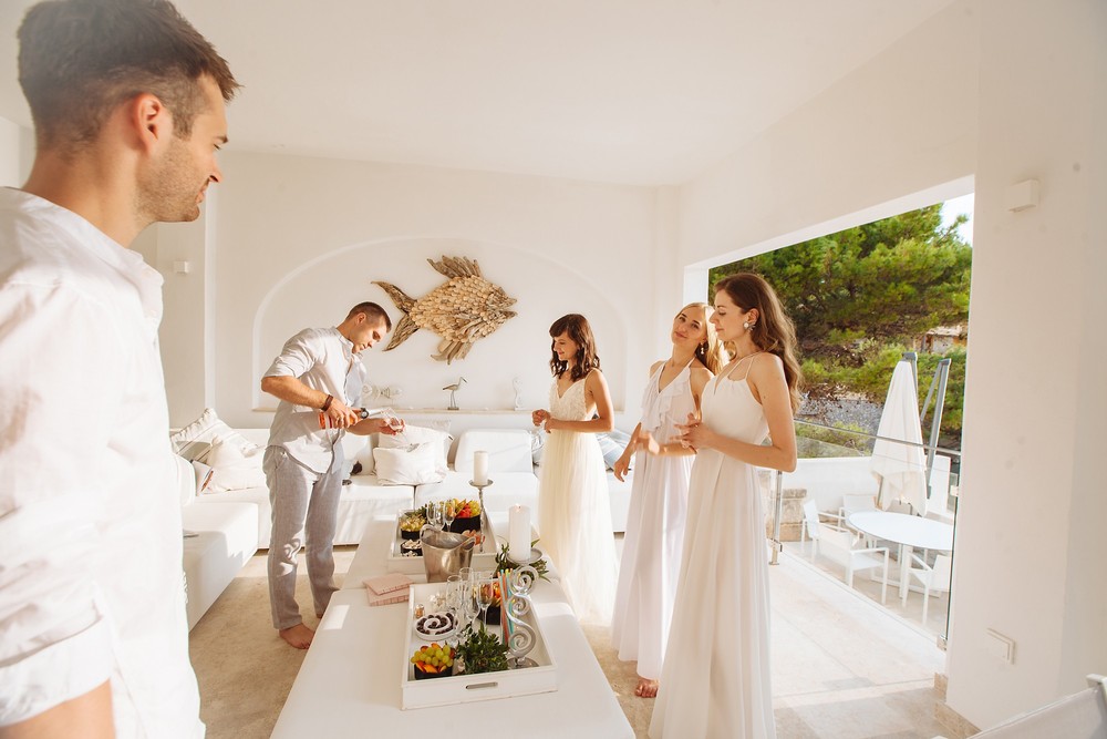 Sant Elm, Mallorca |Three couples and one ceremony