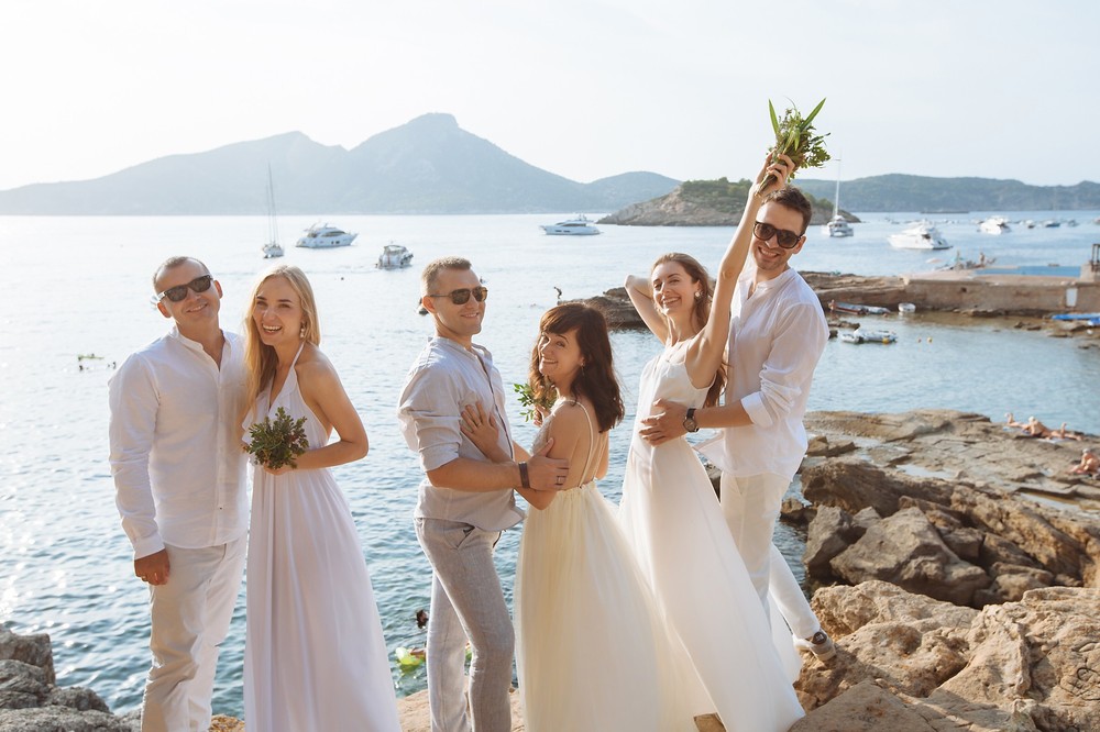 Sant Elm, Mallorca |Three couples and one ceremony