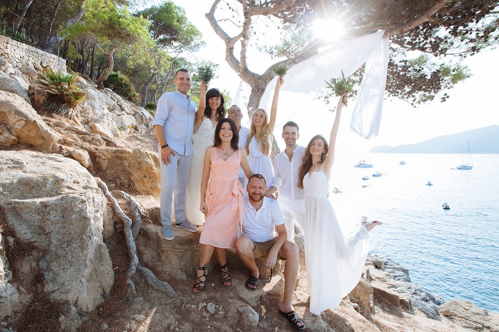 Sant Elm, Mallorca |Three couples and one ceremony