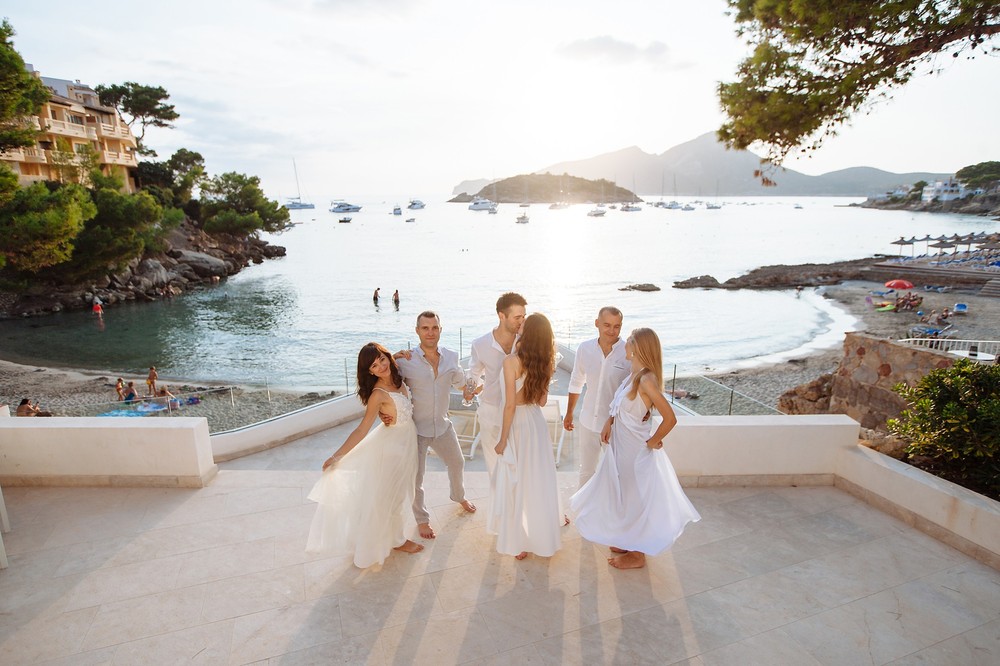 Sant Elm, Mallorca |Three couples and one ceremony