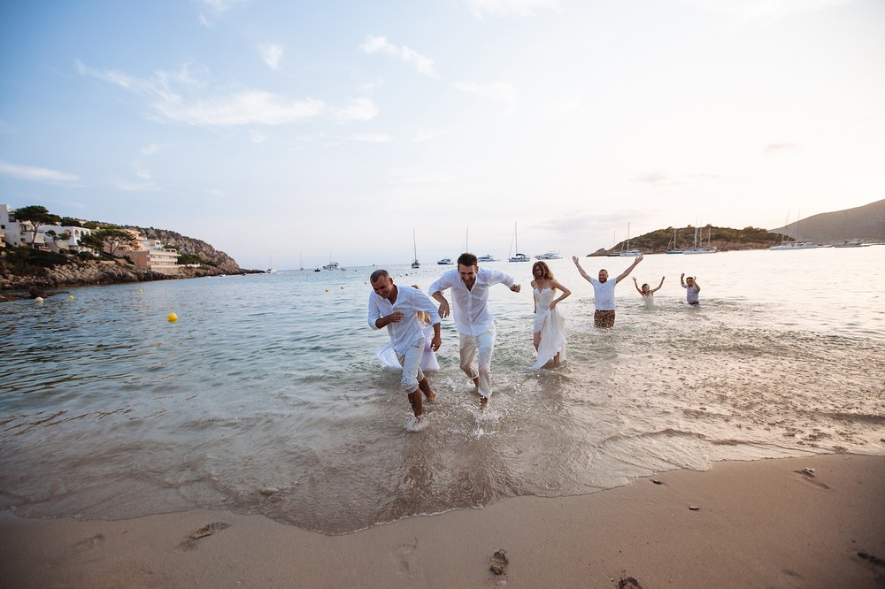 Sant Elm, Mallorca |Three couples and one ceremony