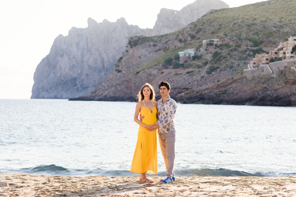 Pollenca, Baleares | Tatiana pregnant & Benjamin