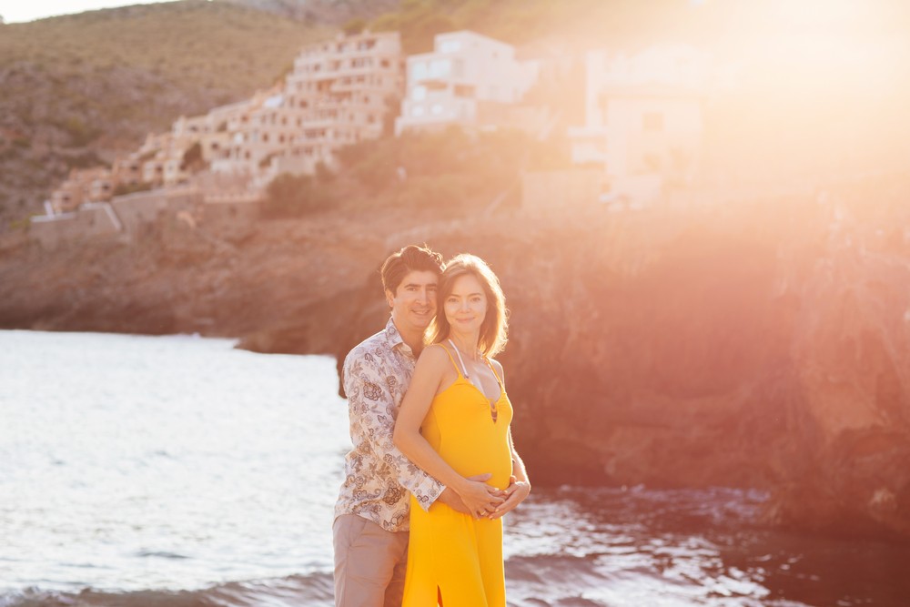 Pollenca, Baleares | Tatiana pregnant & Benjamin
