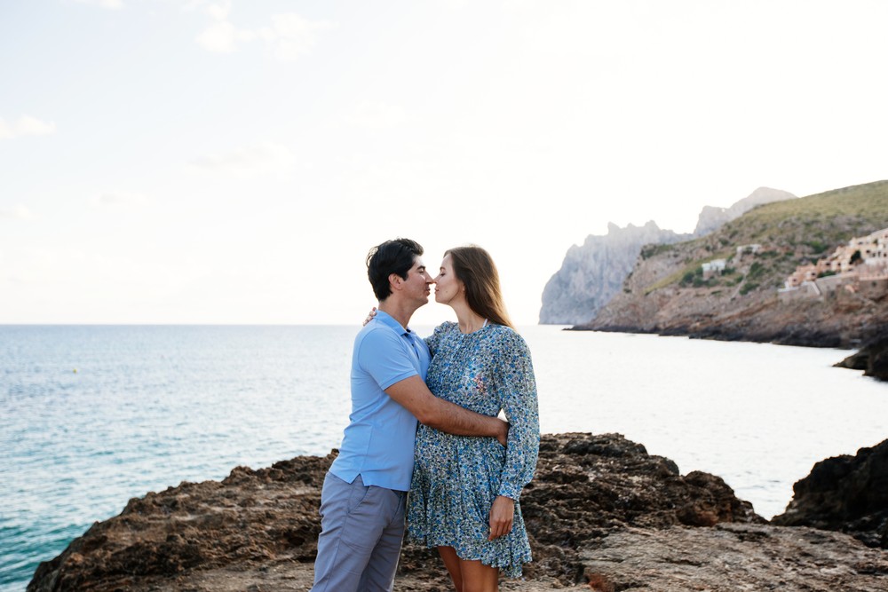 Pollenca, Baleares | Tatiana pregnant & Benjamin