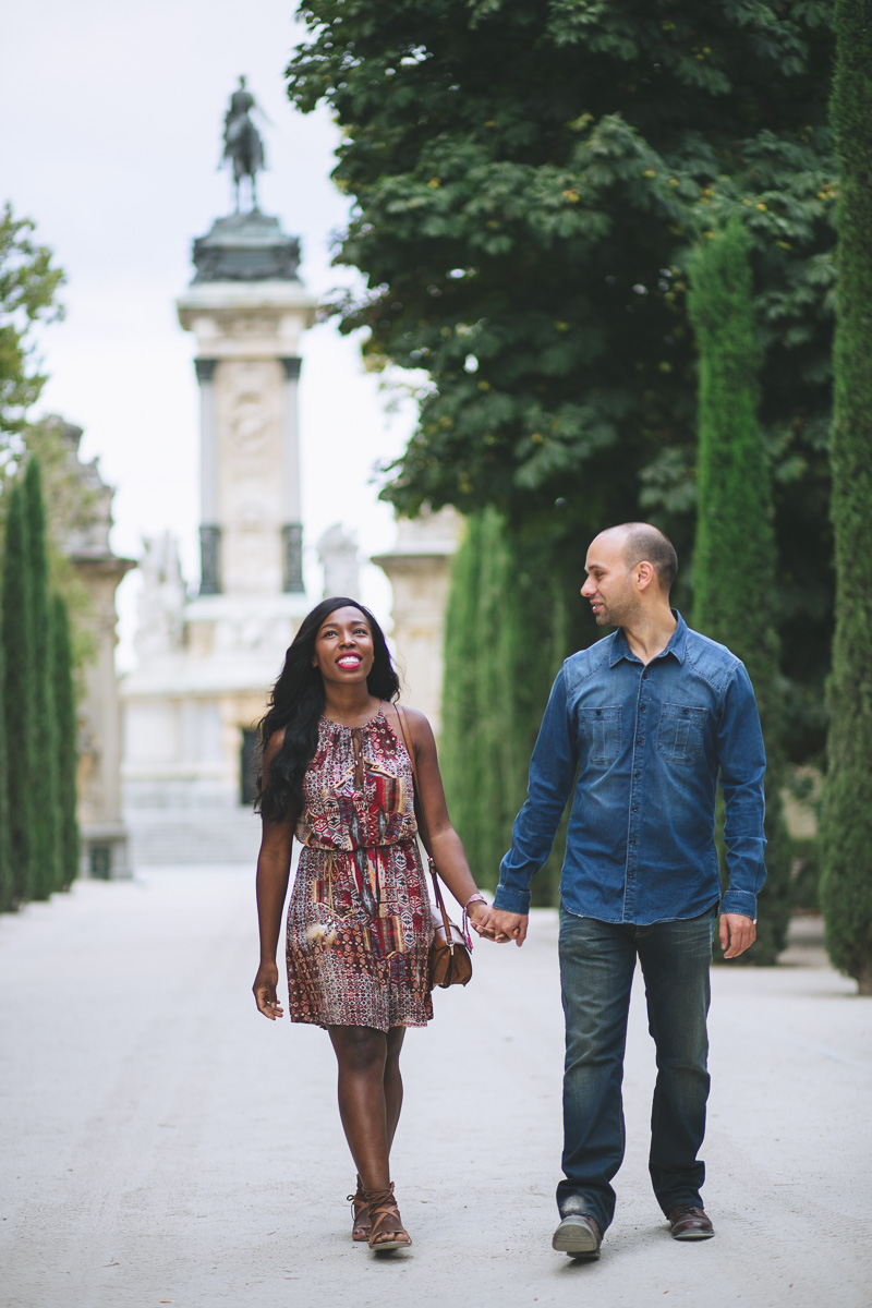 Preboda de Josefa y Javier (Parque del Retiro)