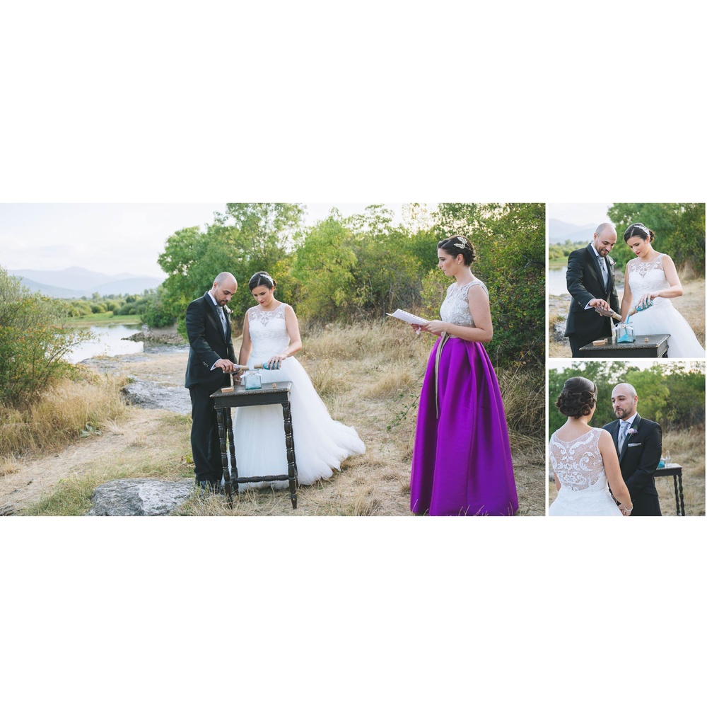 Boda de Laura y Toni (Pinilla del Valle, El Corralon Del Embalse, Madrid, septiembre 2016)