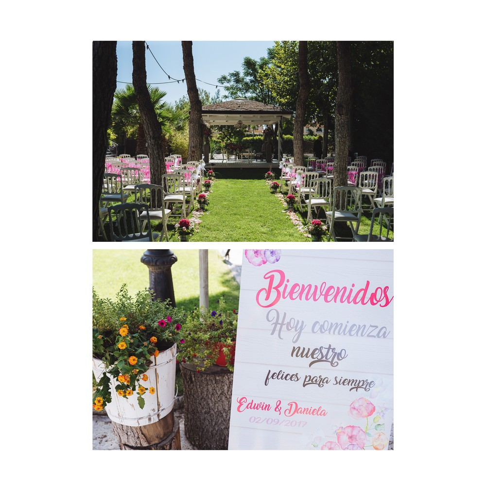 Boda Daniela y Edwin (Madrid, Finca La Romanée, septiembre 2017)