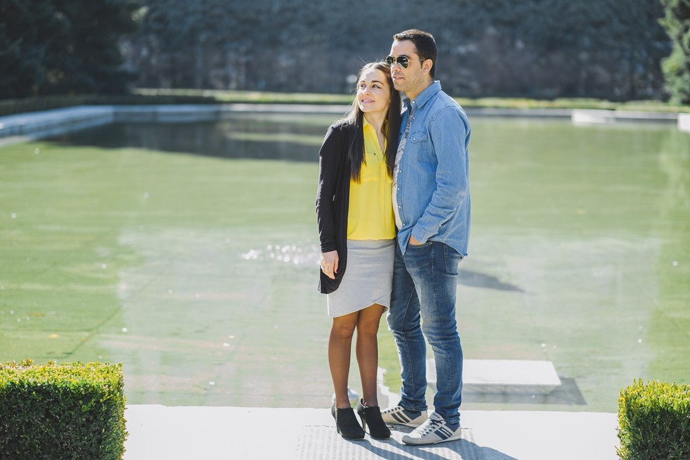 Preboda de Beatriz y Jorge (Los Jardines de Sabatini, febrero 2018)