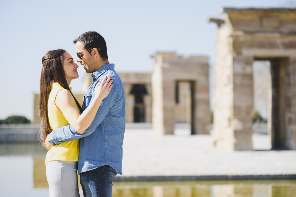 Preboda de Beatriz y Jorge (Los Jardines de Sabatini, febrero 2018)