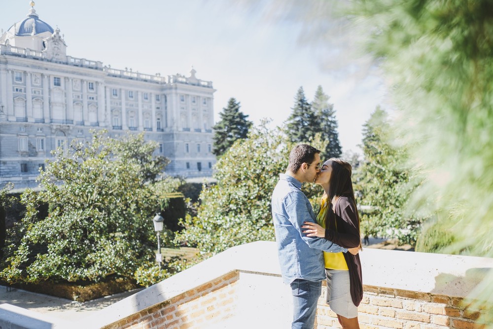 Preboda de Beatriz y Jorge (Los Jardines de Sabatini, febrero 2018)