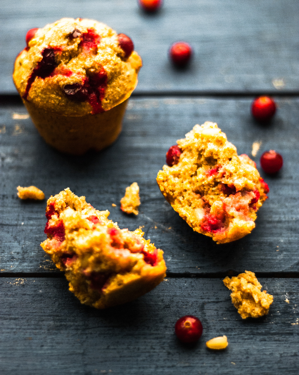 ЗИМНИЕ МАФФИНЫ С КЛЮКВОЙ И КЕДРОВЫМИ ОРЕШКАМИ К ЗАВТРАКУ / WINTER  CRANBERRIES BREAKFAST MUFFINS