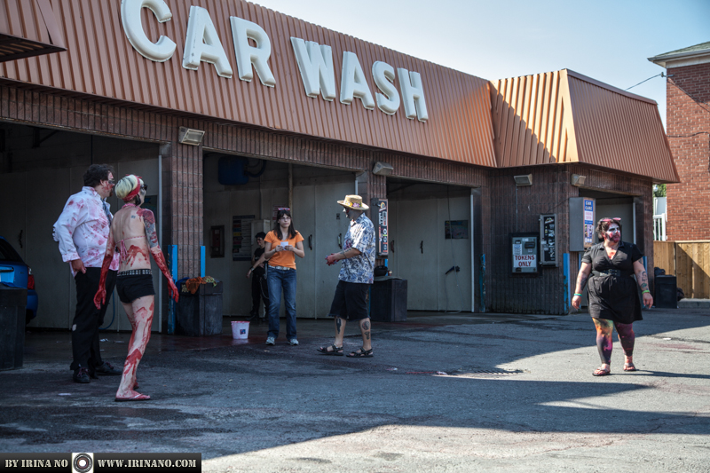 Reportage - Zombie car wash, 2013.08.18. Toronto