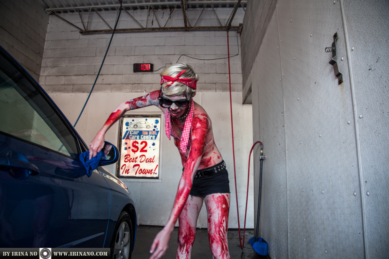 Reportage - Zombie car wash, 2013.08.18. Toronto