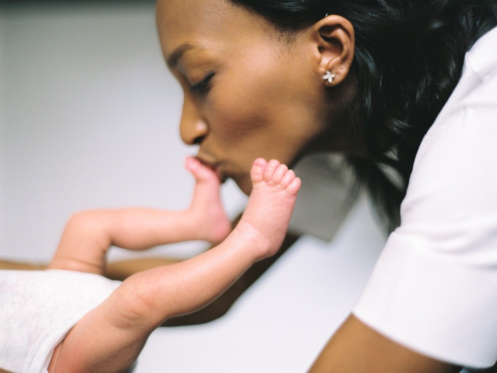 Lifestyle newborn session with little David