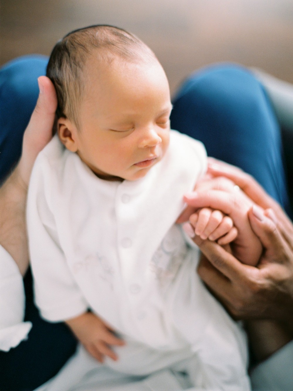Lifestyle newborn session with little David