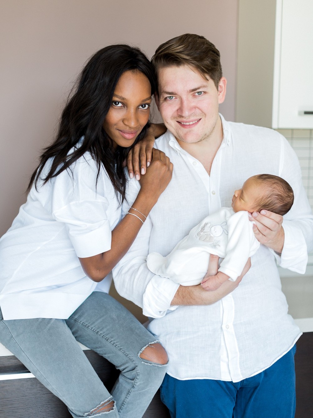 Lifestyle newborn session with little David