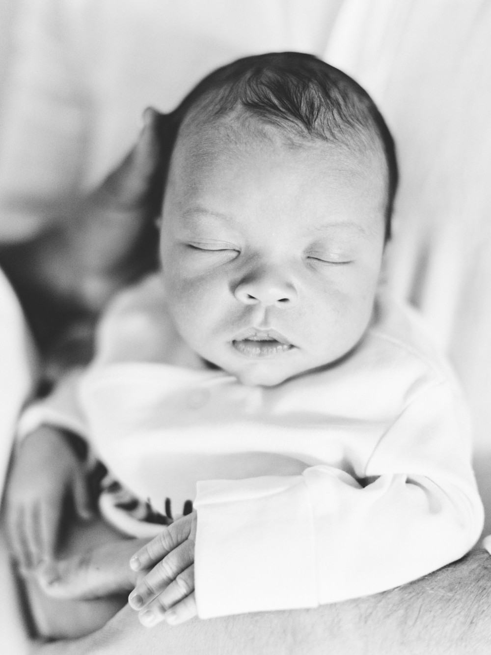 Lifestyle newborn session with little David