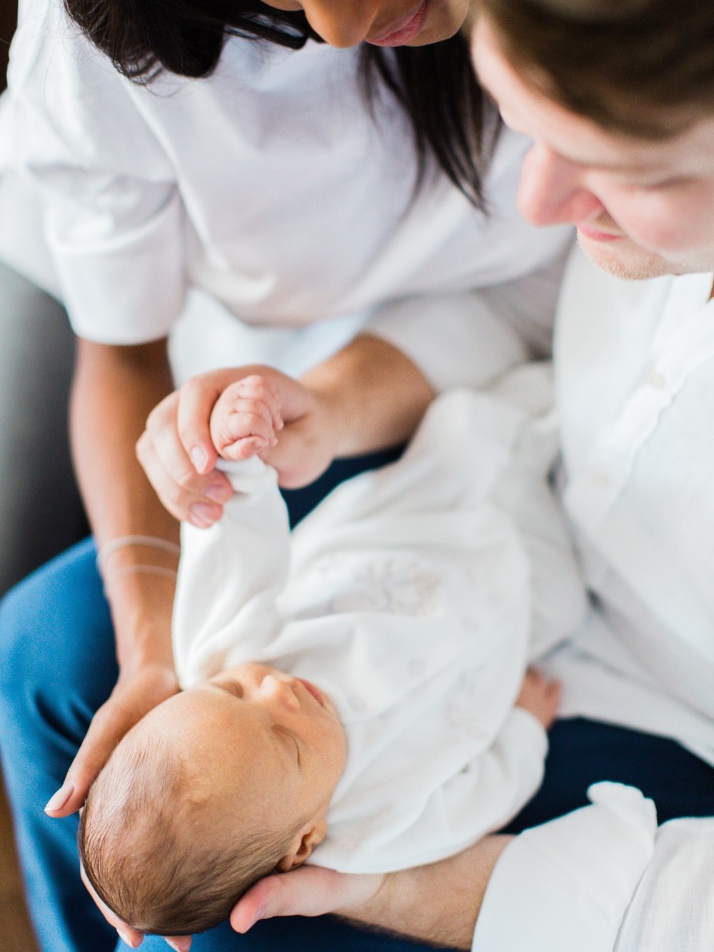 Lifestyle newborn session with little David