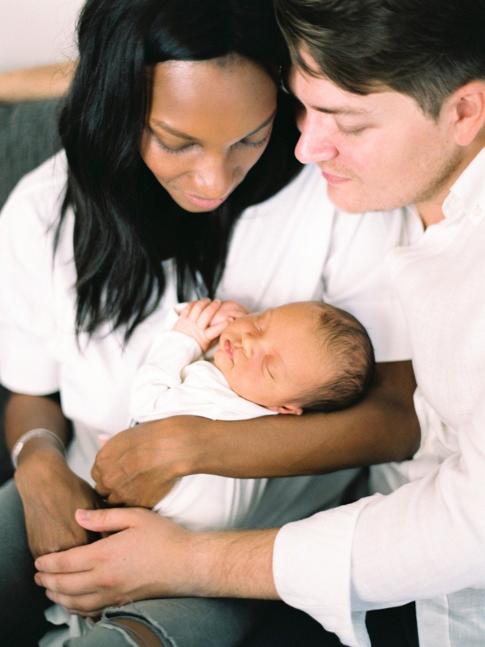 Lifestyle newborn session with little David