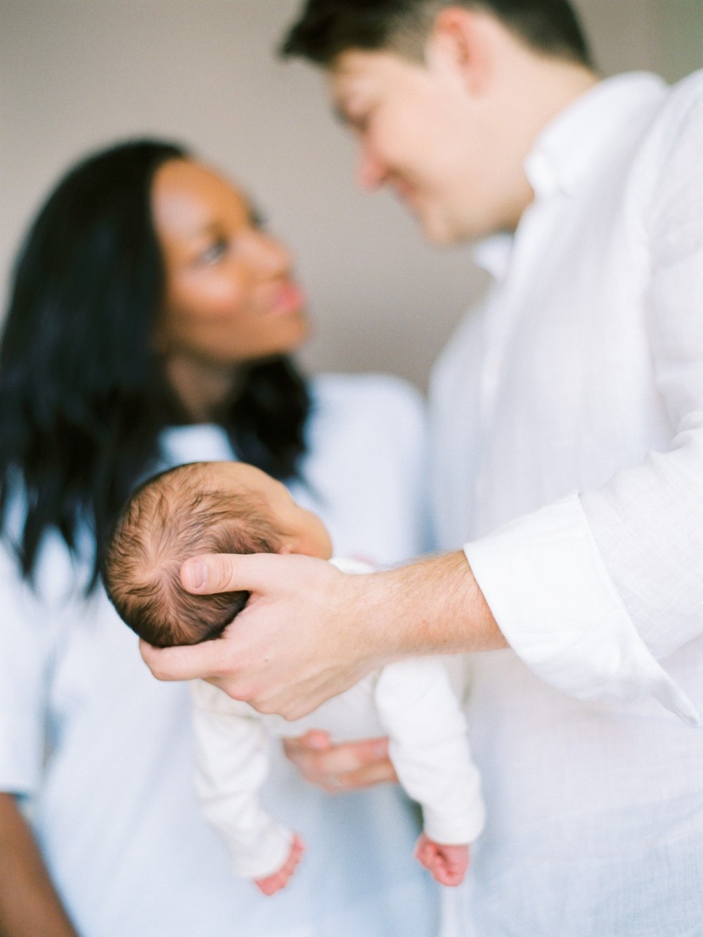 Lifestyle newborn session with little David