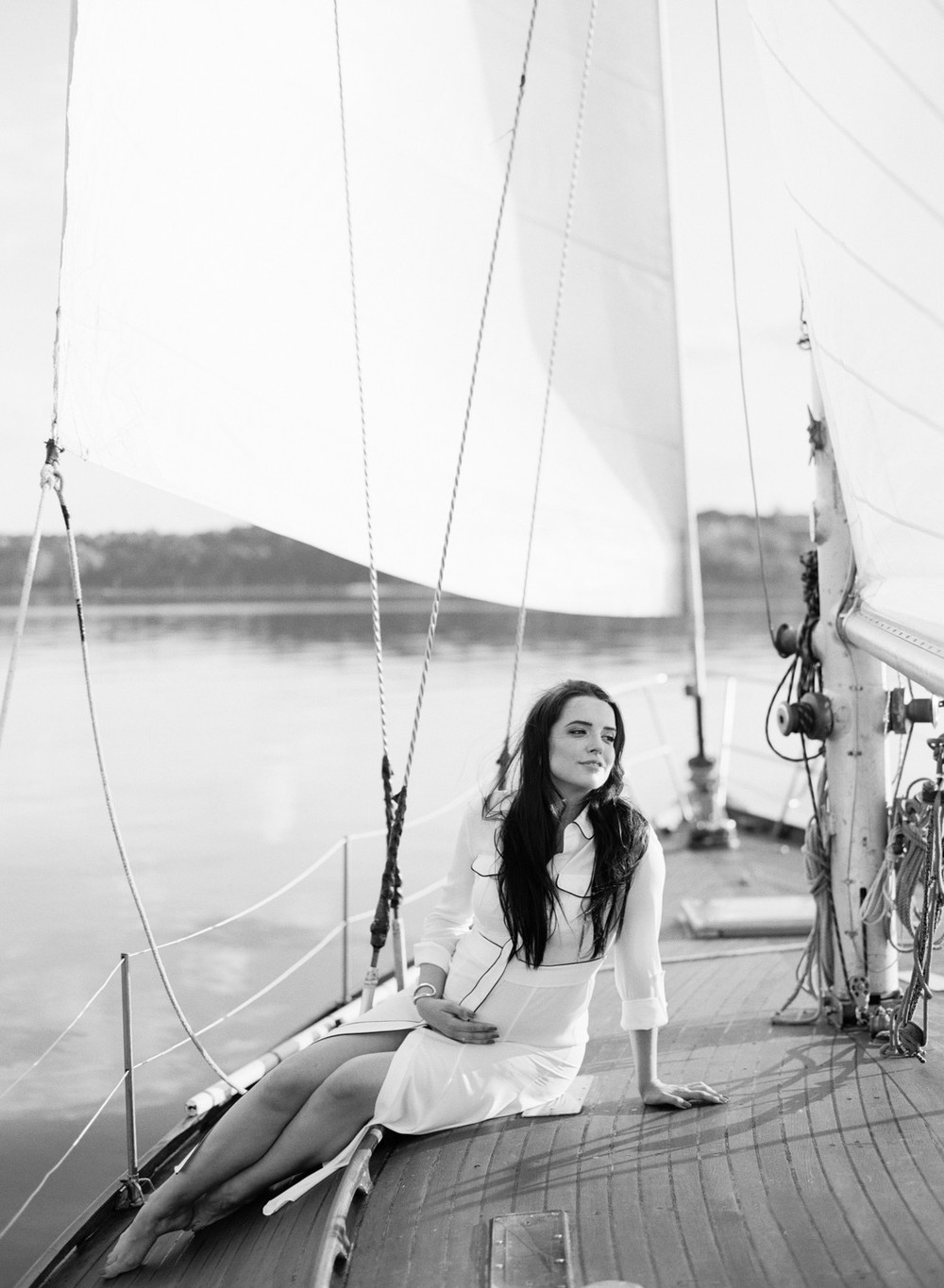 Yacht pregnancy photoshoot. Yana&Dima