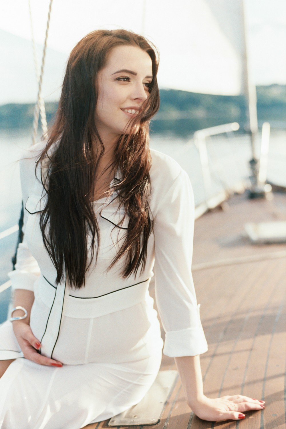 Yacht pregnancy photoshoot. Yana&Dima