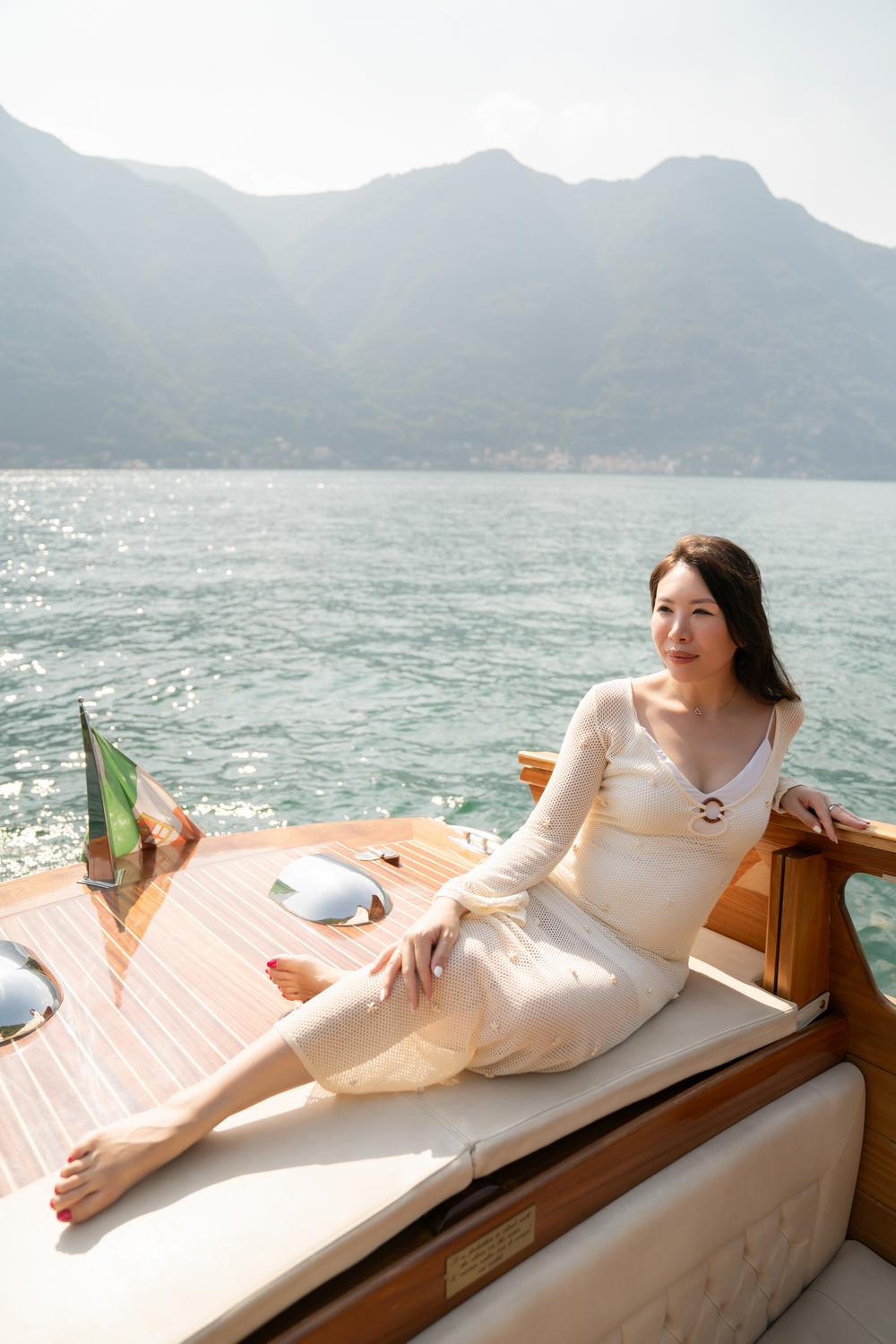 Pregnancy and Family photoshoot on Lake Como