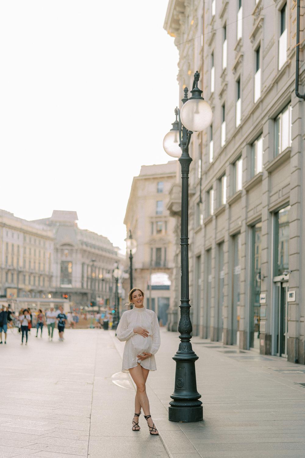 Milan maternity session