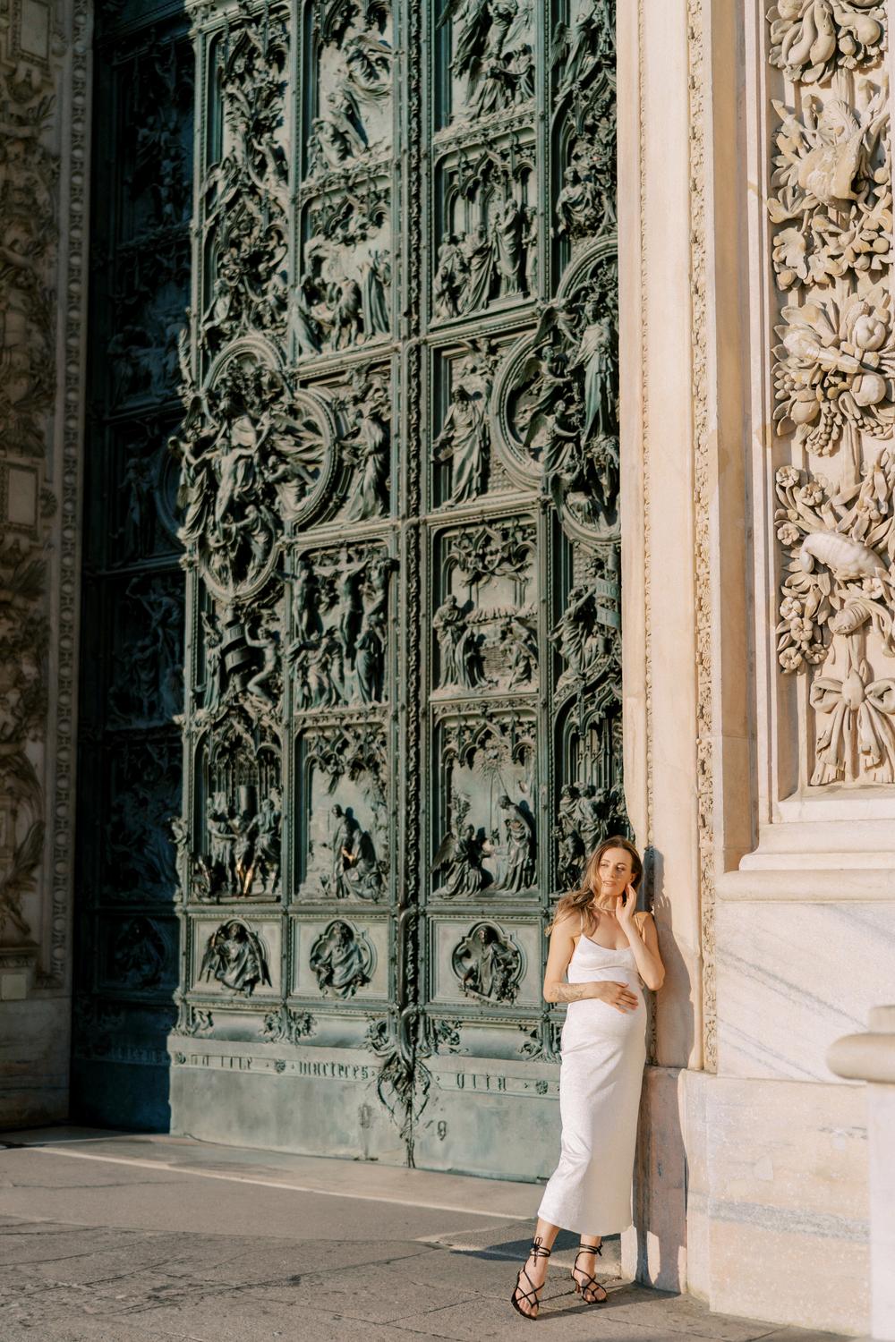 Milan maternity session