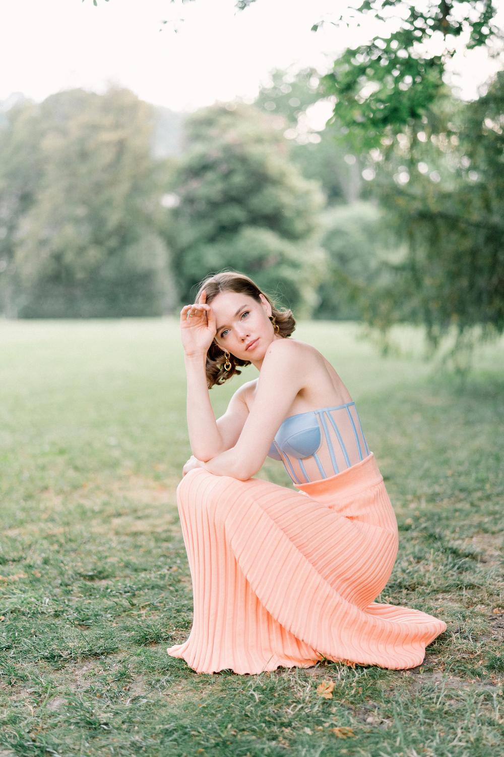 Lake Como portrait session. Mariia