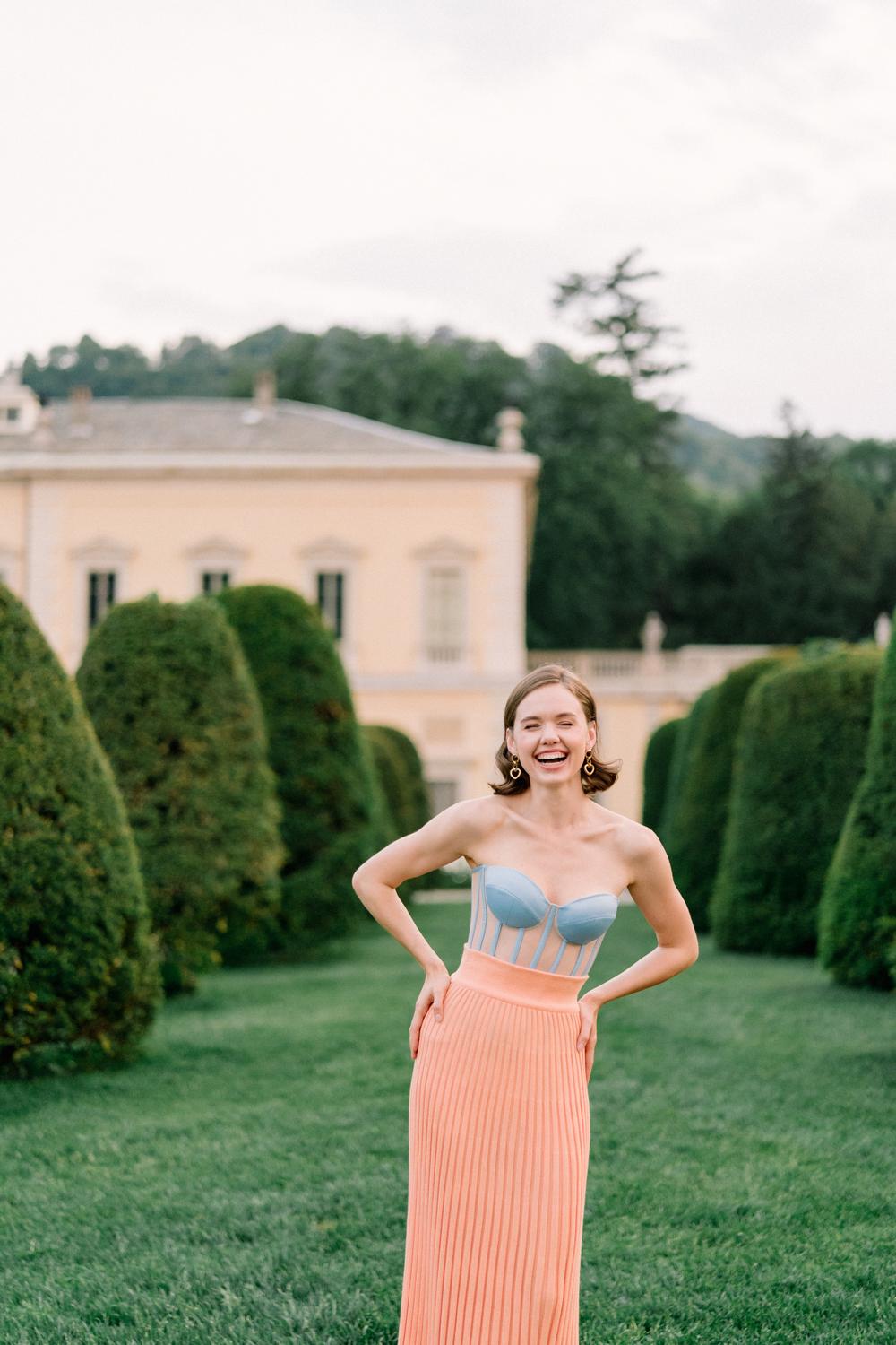 Lake Como portrait session. Mariia
